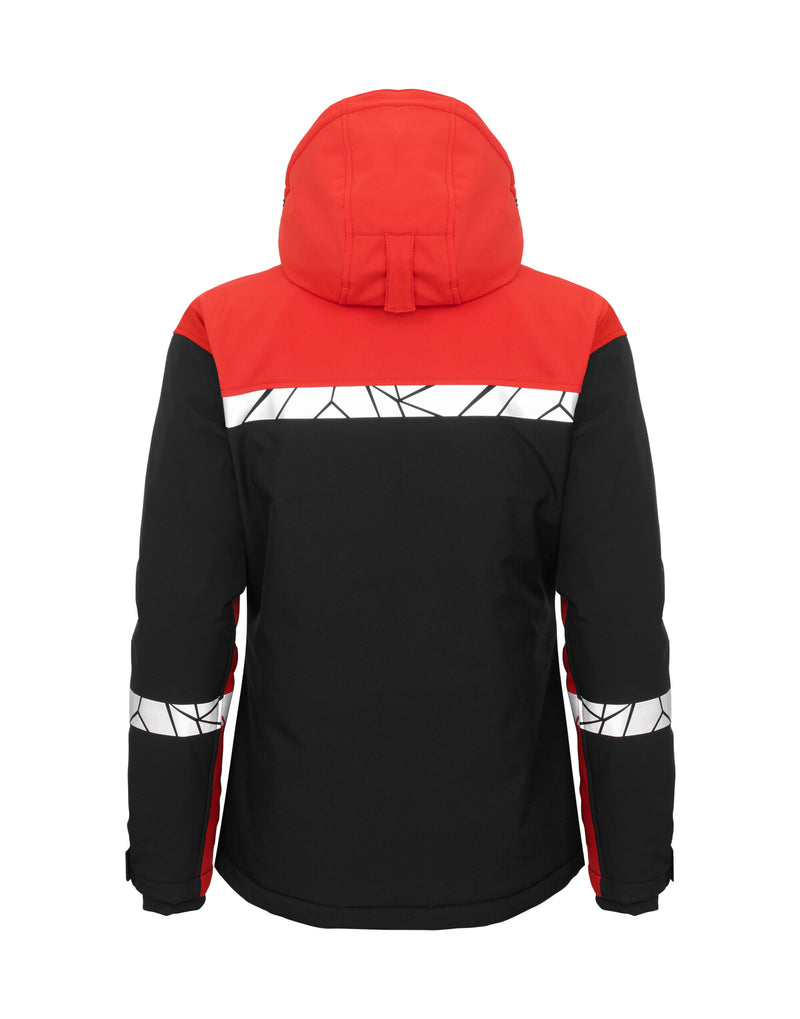 Pro-Job Progression 7417 Ladies Softshell Jacket - Black/Red