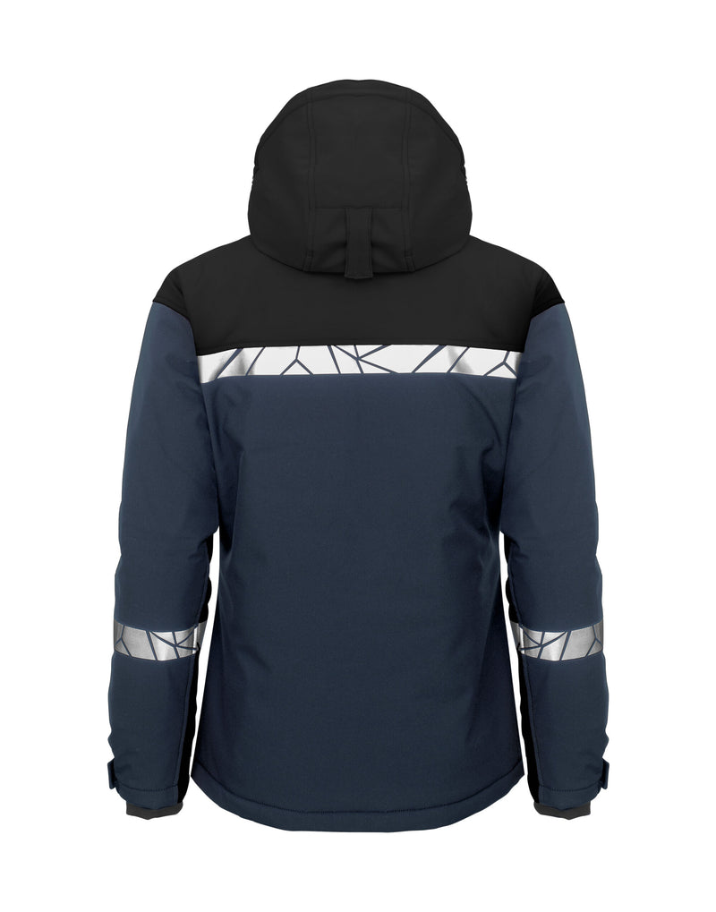 Pro-Job Progression 7418 Ladies Padded Softshell Jacket - Navy/Black