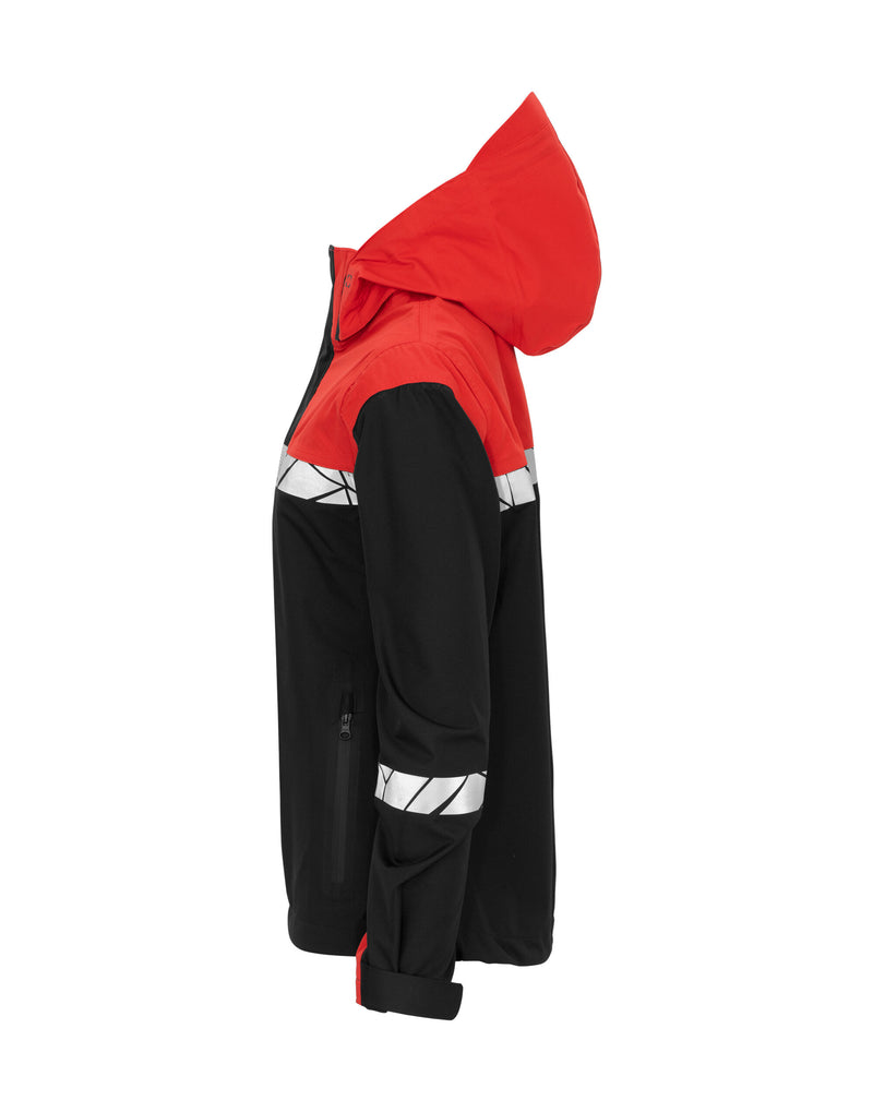 Pro-Job Progression 7419 Ladies Shell Jacket - Black/Red