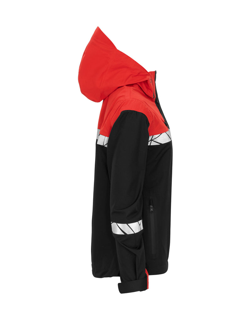Pro-Job Progression 7419 Ladies Shell Jacket - Black/Red
