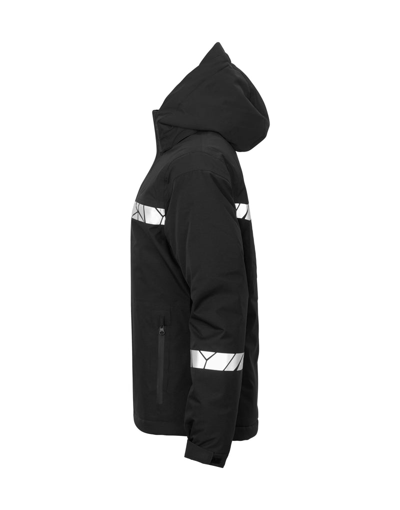 Pro-Job Progression 7420 Ladies Functional Padded Shell Jacket - Black/Black