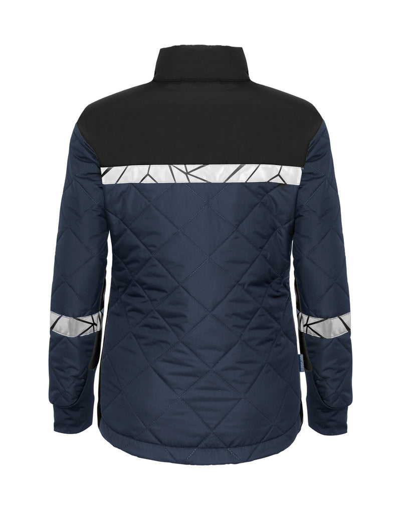 Pro-Job Progression 7421 Ladies Lightweight Quilted Jacket - Navy/Black