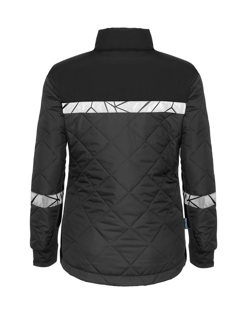 Pro-Job Progression 7421 Ladies Lightweight Quilted Jacket - Grey/Black