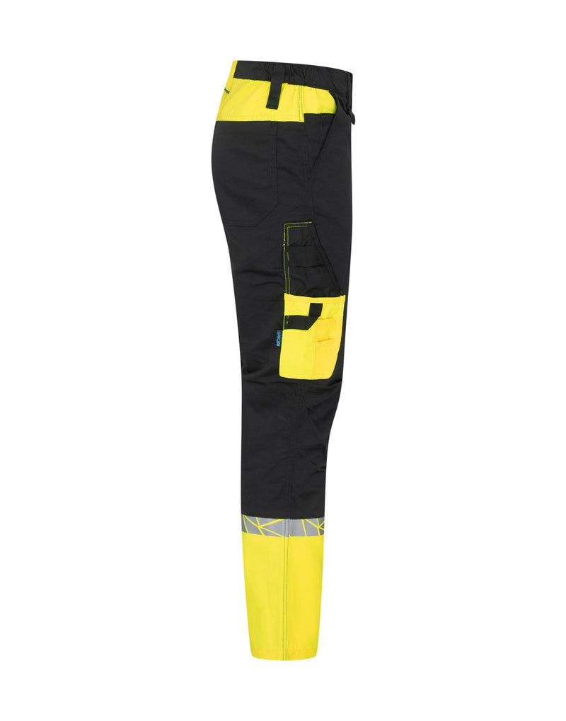 Pro-Job Progression 7507 Service Pant - Black/Yellow