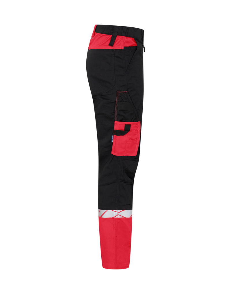 Pro-Job Progression 7507 Service Pant - Black/Red