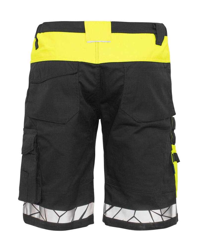 Pro-Job Progression 7510 Work Shorts - Black/Yellow