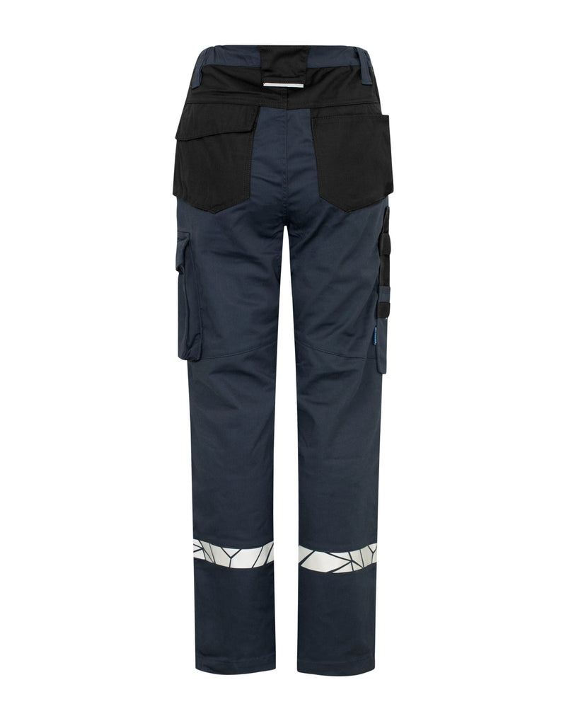 Pro-Job Progression 7512 Ladies Workpant Knee Protection - Navy/Black