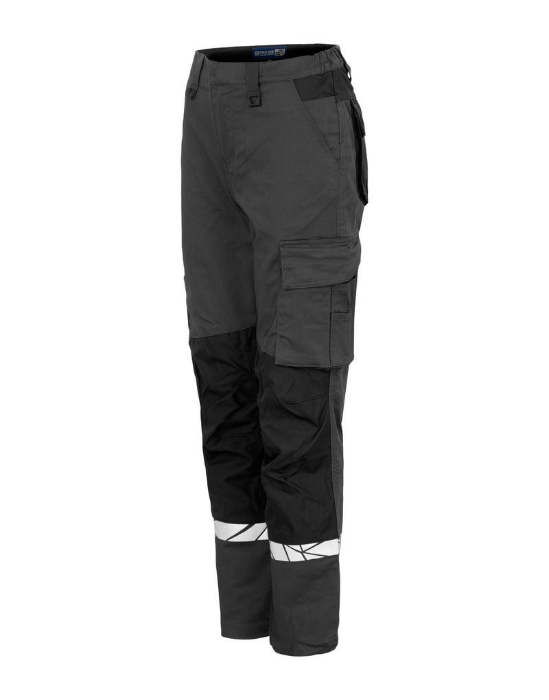 Pro-Job Progression 7512 Ladies Workpant Knee Protection - Grey/Black