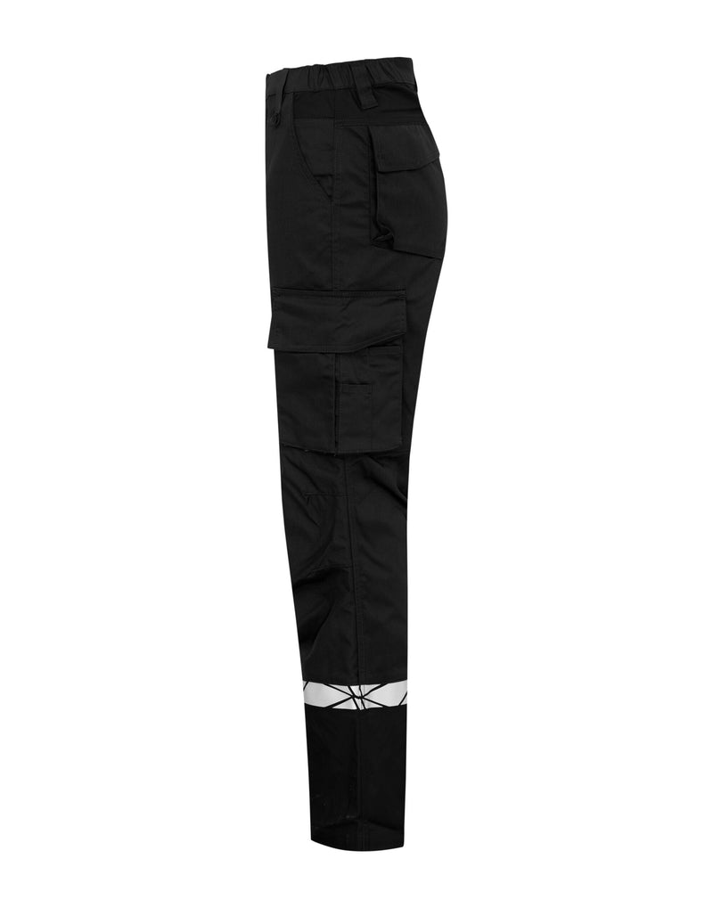 Pro-Job Progression 7512 Ladies Workpant Knee Protection - Black/Black