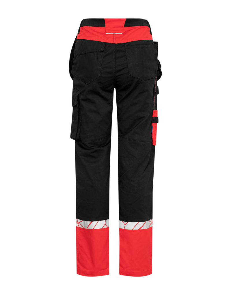 Pro-Job Progression 7513 Ladies Workpant Holster Pocket - Black/Red