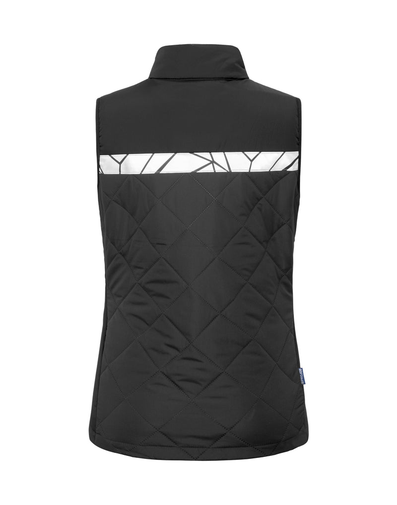 Pro-Job Progression 7701 Ladies Quilted Vest - Grey/Black