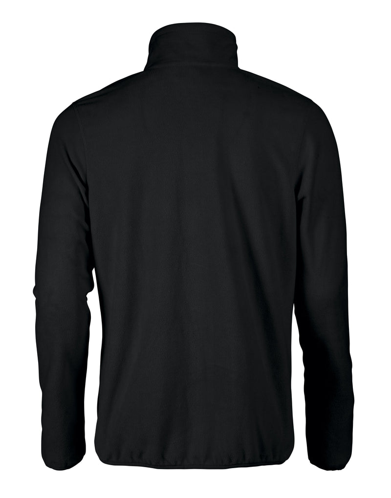 Printer Red Twohand Microfleece Jacket - Black