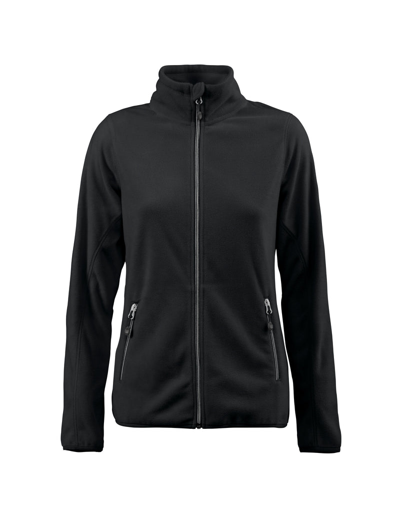 Printer Red Ladies Twohand Microfleece - Black