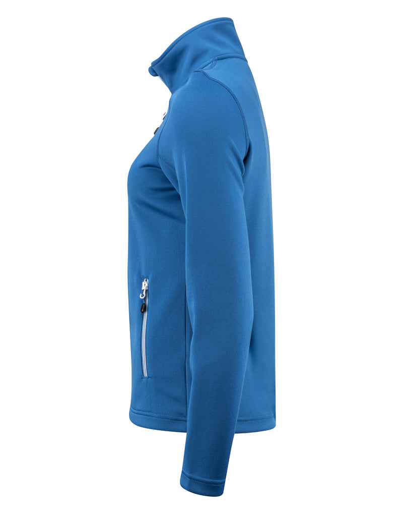 Printer Red Ladies Powerslide Jacket - Bright Blue