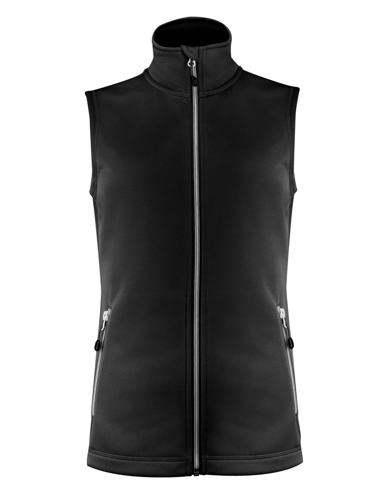 Printer Red Ladies Powerslide Vest - Black