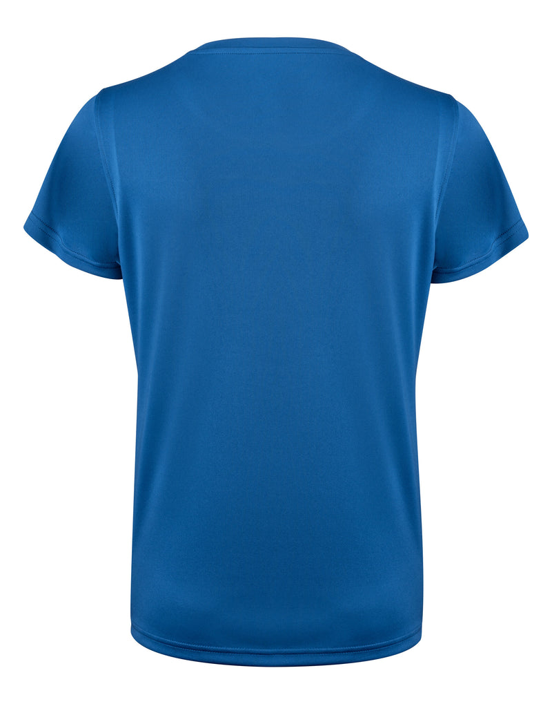 Printer Red Ladies Run Active T-Shirt - Bright Blue