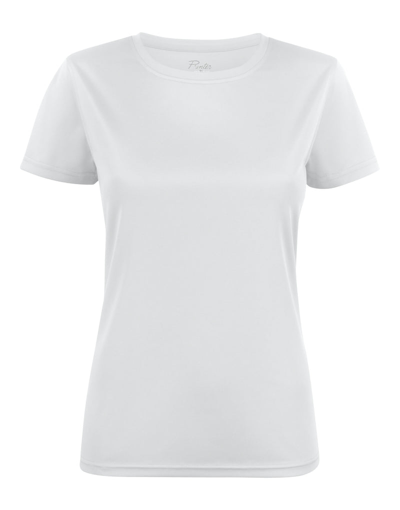Printer Red Ladies Run Active T-Shirt