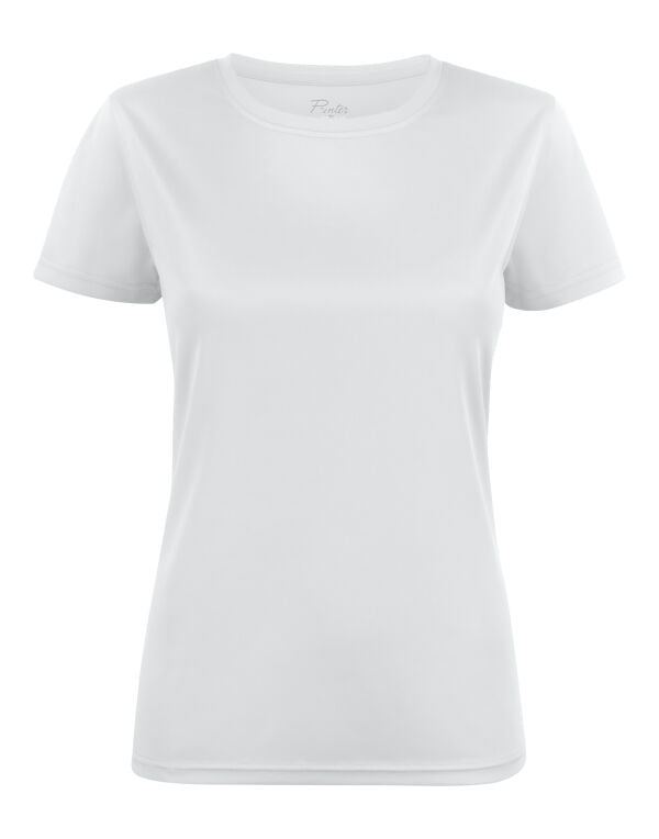 Printer Red Ladies Run Active T-Shirt
