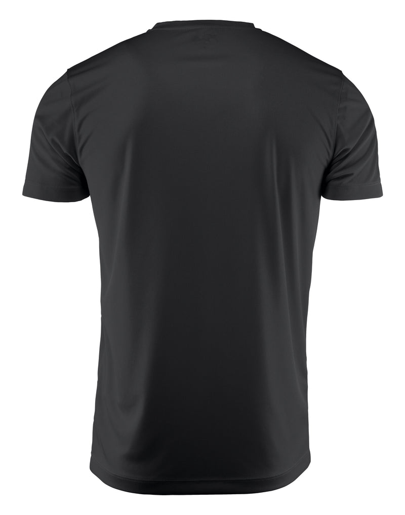 Printer Red Junior Run Active T-Shirt - Black