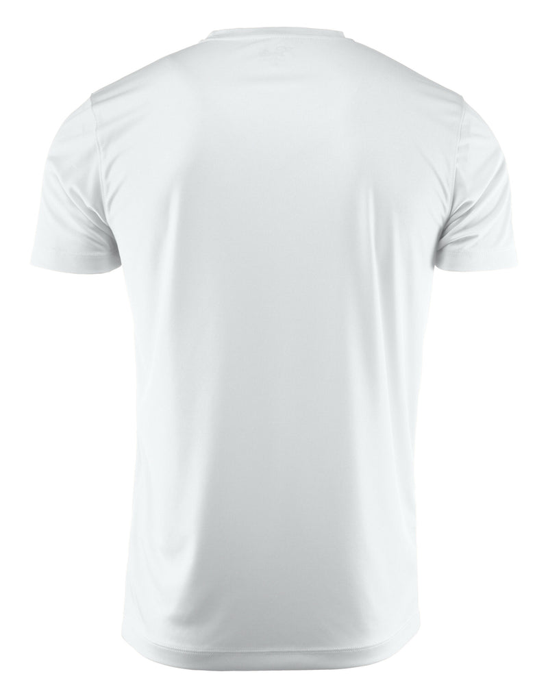 Printer Red Junior Run Active T-Shirt - White