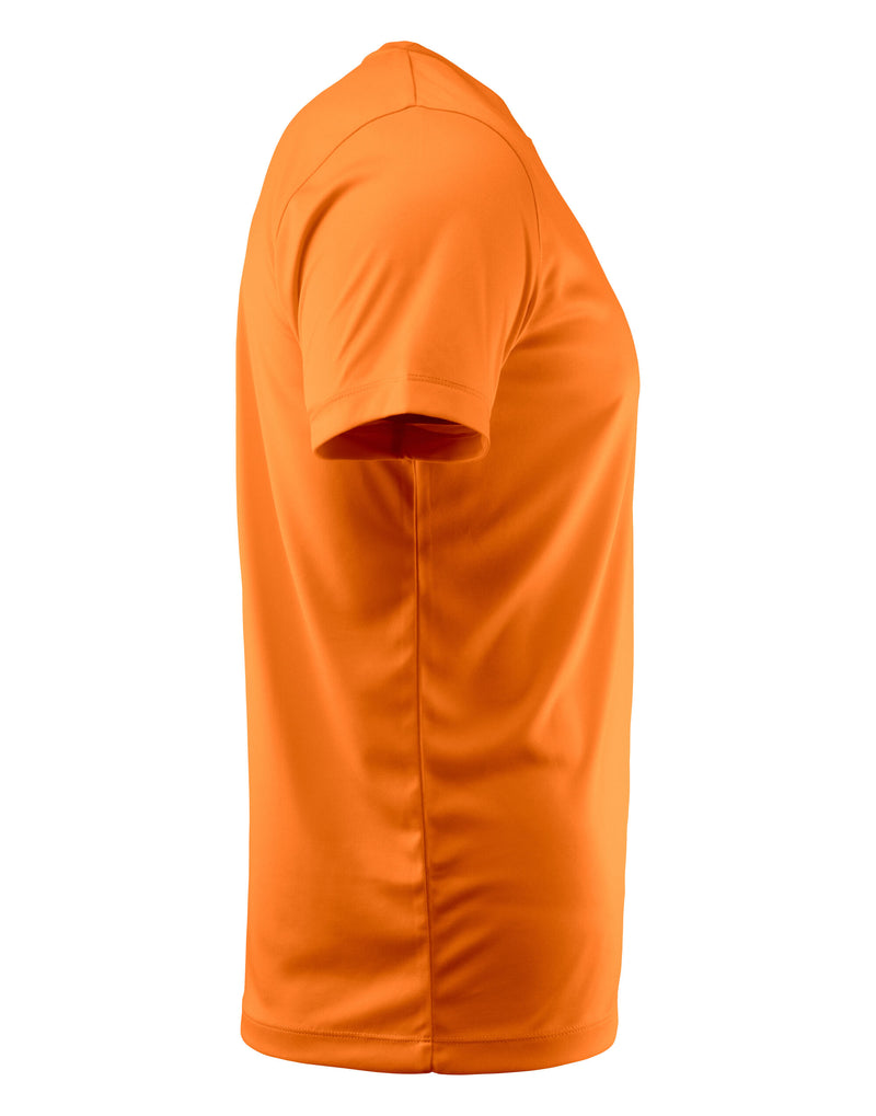 Printer Red Junior Run Active T-Shirt - Bright Orange