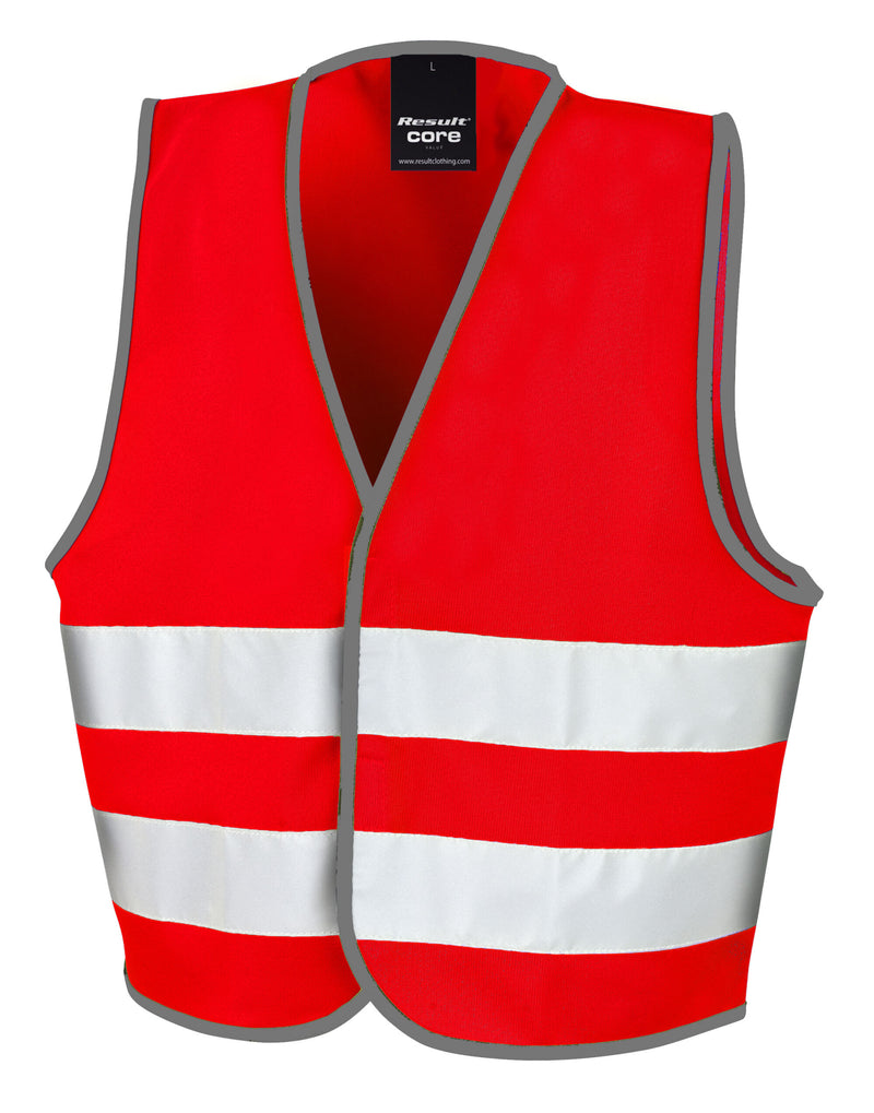 Result Safeguard Junior Enhanced Visibility Vest - Red