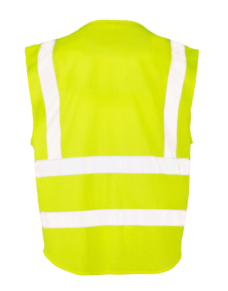 Result Safeguard Executive Cool Mesh Safety Vest - Fluoresent Yellow