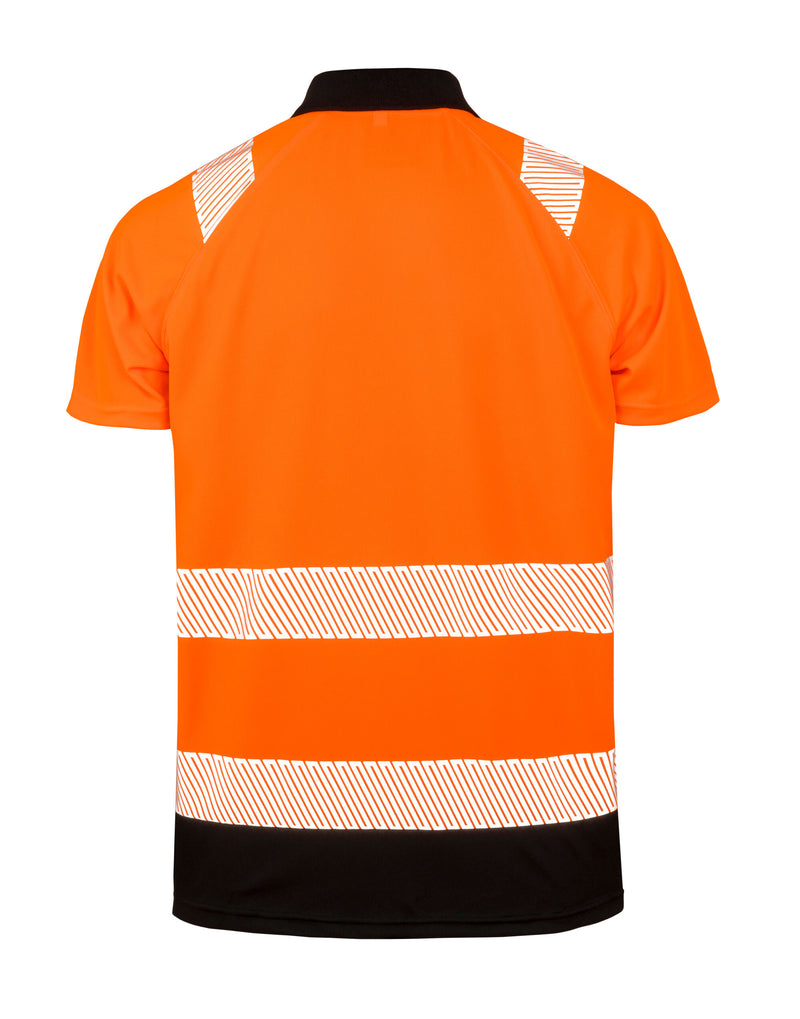 Result Recycled Recycled Safety Polo Shirt - Fluoresent Orange