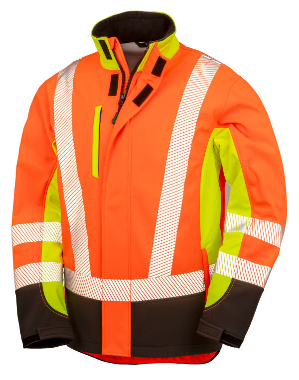 Result Recycled 3-Layer Printable 3-Tone Safety Softshell