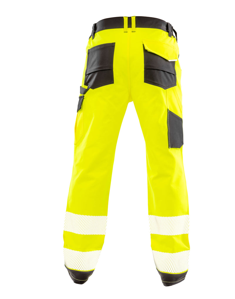 Result Safeguard Recycled Dynamic Stretch Safety Trouser - Fluoresent Yellow