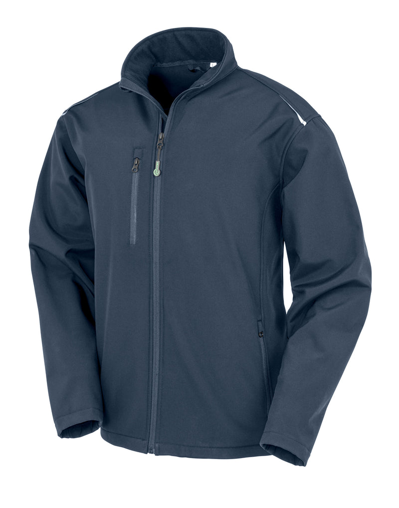 Result Recycled Recycled 3-Layer Printable Softshell Jacket - Navy