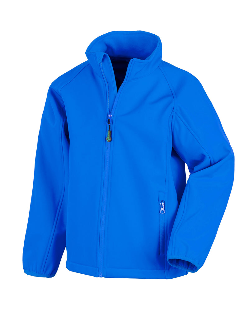 Result Recycled Recycled 2-Layer Printable Junior & Youth Softshell Jacket - Royal Blue