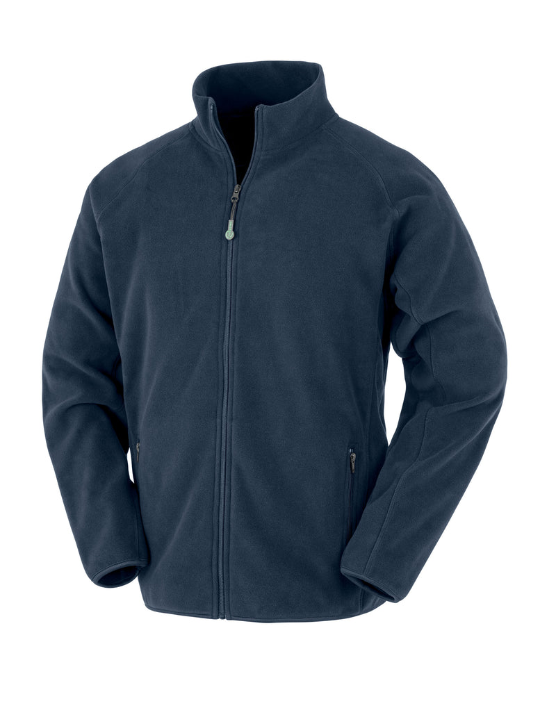 Result Recycled Recycled Unisex Fleece Polarthermic Jacket - Navy