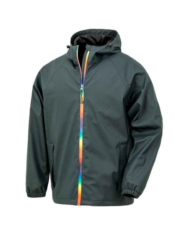 Result Recycled Prism Pu Waterproof Jacket