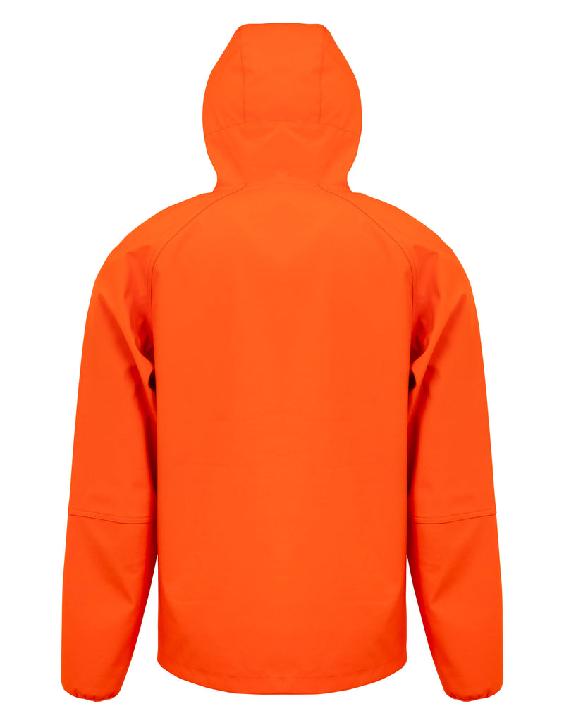 Result Recycled 3-Layer Recycled Printable Casual Hooded Softshell - Orange/Navy