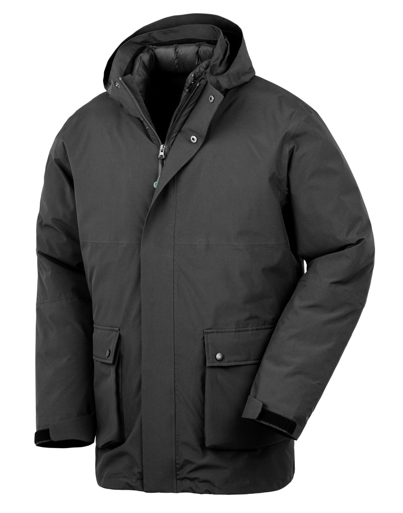 Result Recycled 3-In-1 Padded Ripstop Jacket