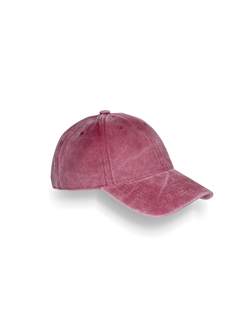 Result Headwear Pure Cotton Vintage Cap - Vintage Red