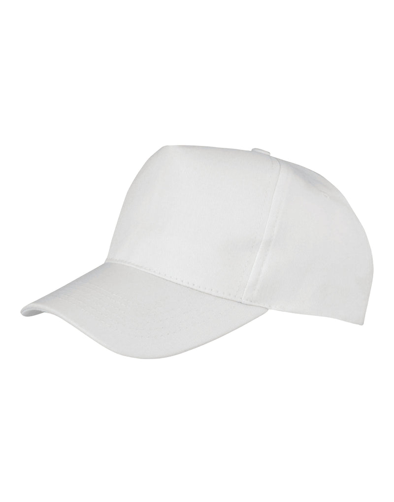 Result Recycled Junior Recycled Printers Cap - White