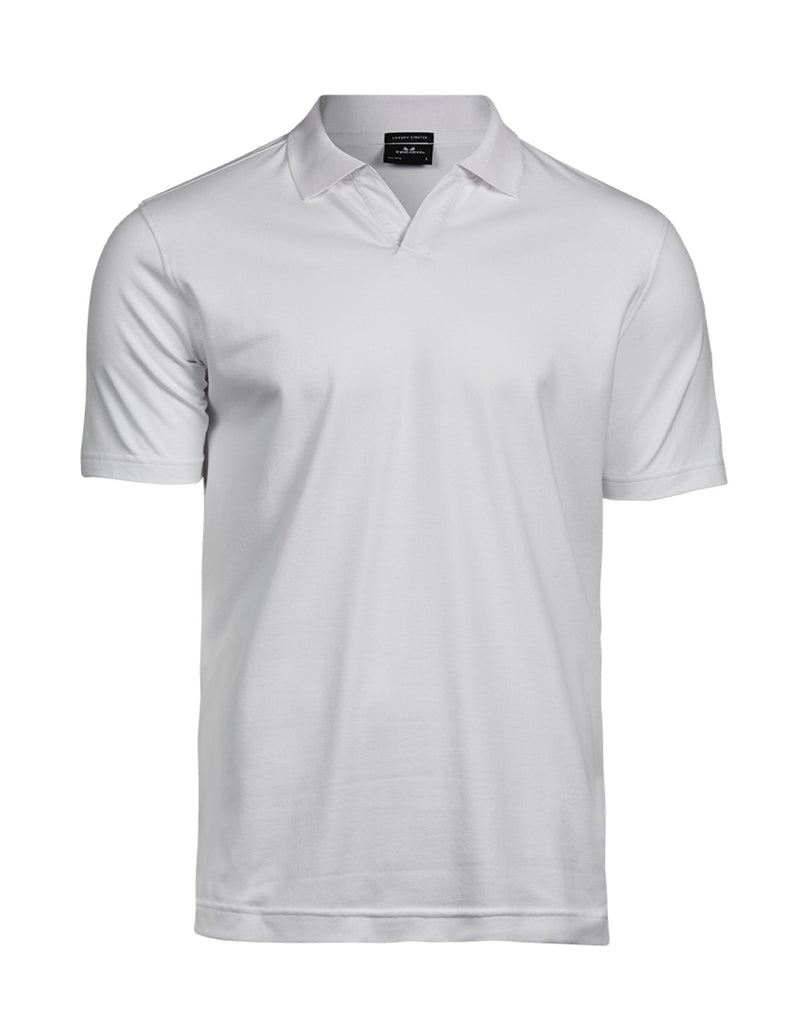 Tee Jays Men's Luxury Stretch V-Neck Polo