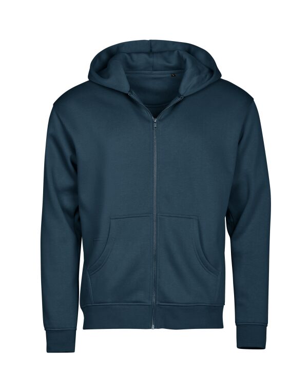 Tee Jays Unlabeled Hooded Full Zip Sweatshirt