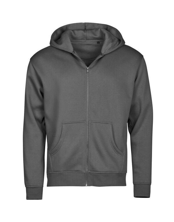 Tee Jays Unlabeled Hooded Full Zip Sweatshirt