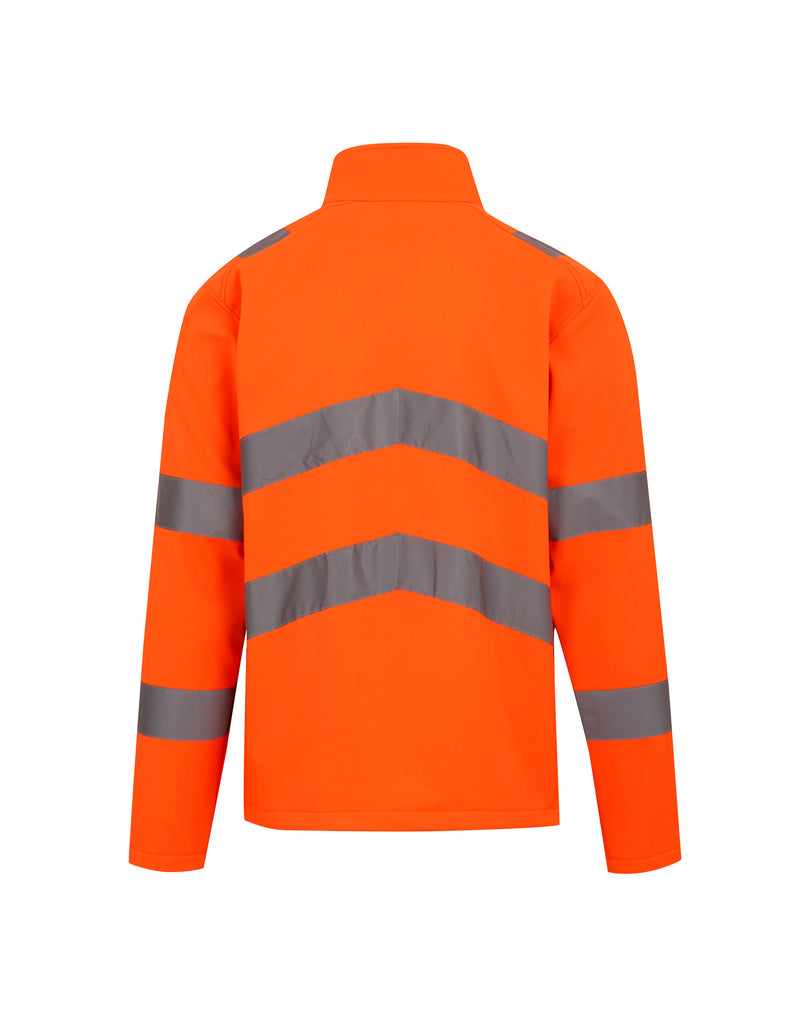 Regatta High Visibility Hi-Vis Pro Contract Ablaze 2 Layer Softshell Jacket (Class 3)