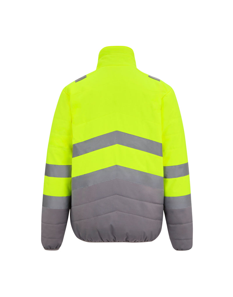 Regatta High Visibility TRA943 Hi-Vis Two-Tone Thermal Jacket - Hi-Vis Yellow