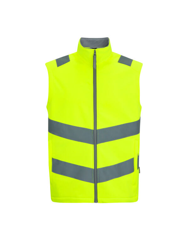 Regatta High Visibility Hi-Vis Pro Contract Ablaze Softshell Bodywarmer