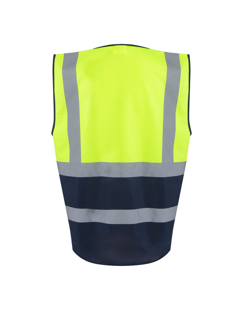 Regatta High Visibility TRS251 Hi Vis Executive Vest - Hi-Vis Yellow/Navy