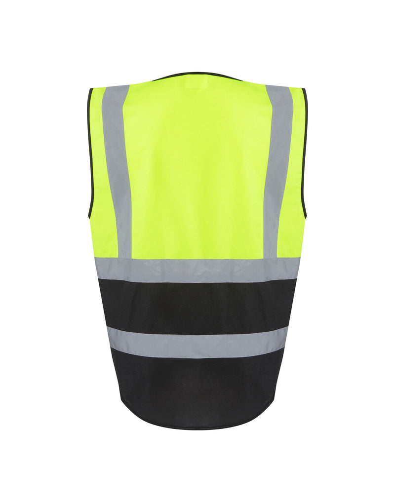 Regatta High Visibility TRS251 Hi Vis Executive Vest - Hi Vis Yellow/Black