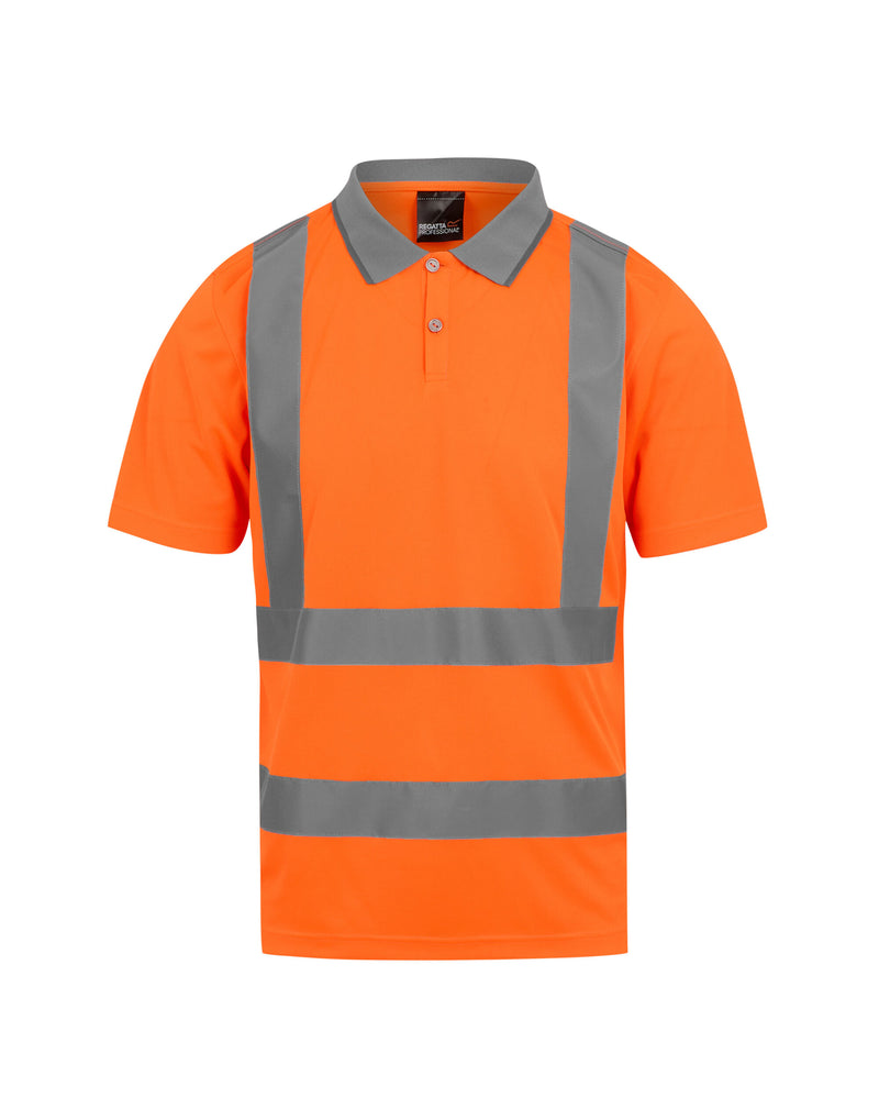 Regatta High Visibility Hi-Vis Pro Contract Polo Shirt (Class 2)