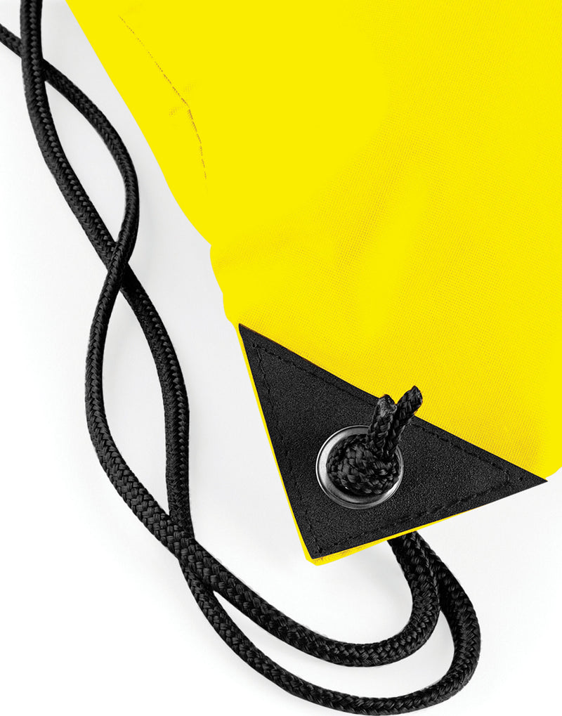 Bright yellow Bagbase Junior Fashion Backpack for kids.