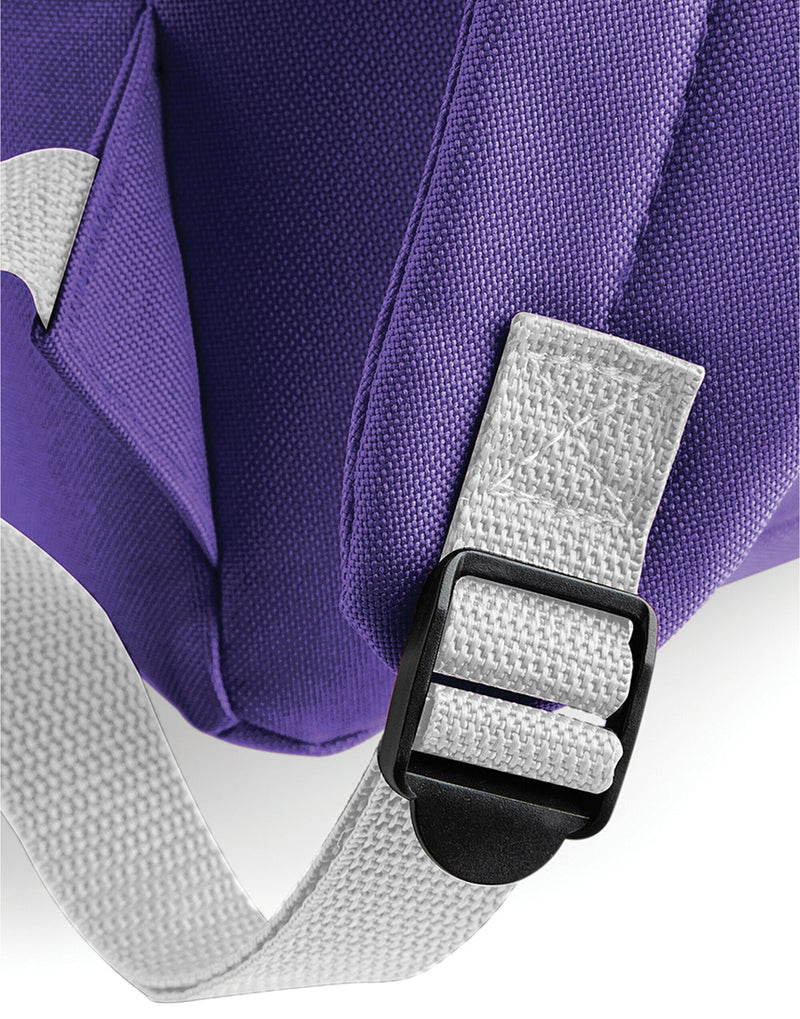 A pastel lilac mini fashion backpack.