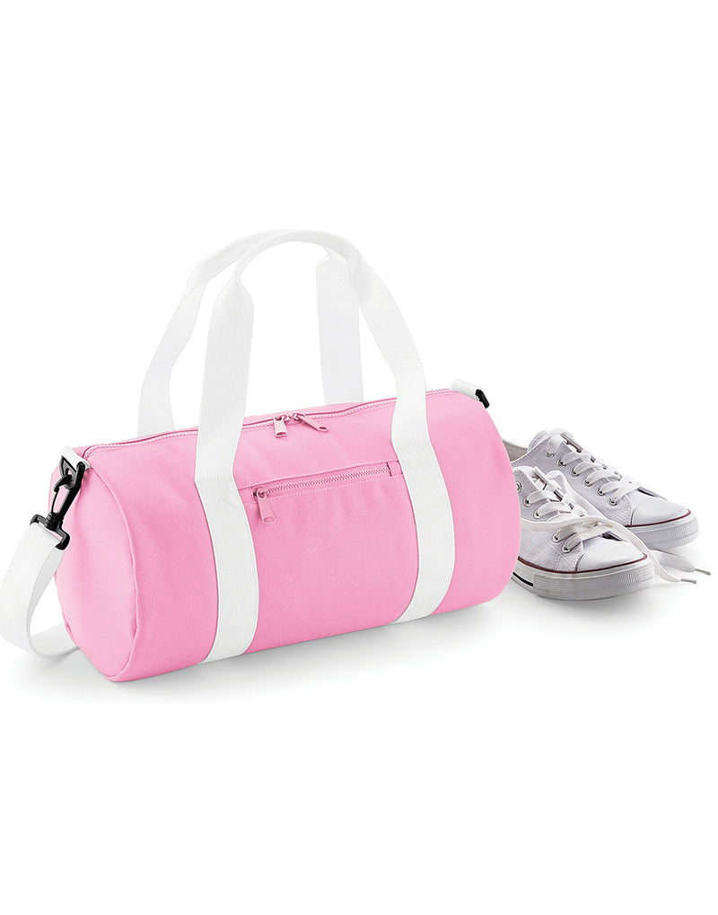 A lilac mini essential backpack.